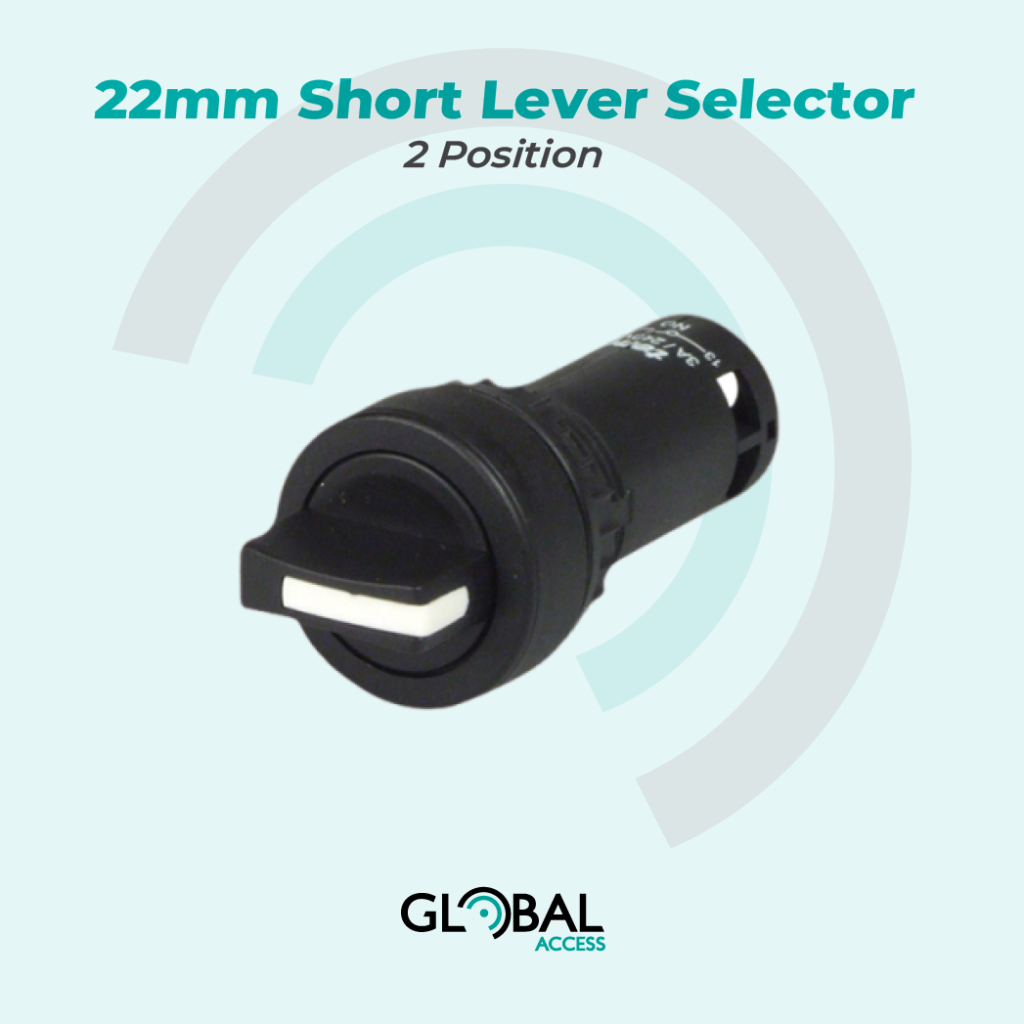 22mm Short Lever Selector - 2 Position