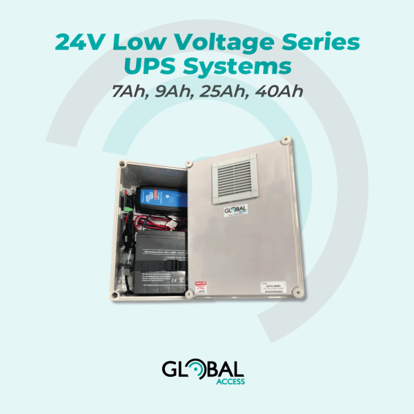 24V Low Voltage Series UPS Systems - 7Ah, 9Ah, 25Ah, 40Ah - Global Access
