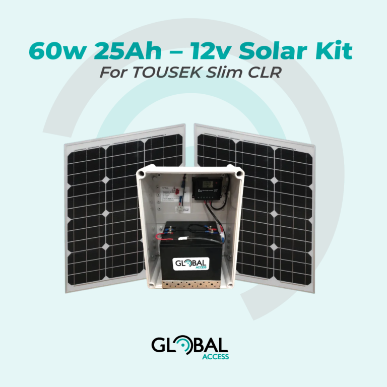 60w 25Ah – 12v Solar Kit For TOUSEK Slim CLR