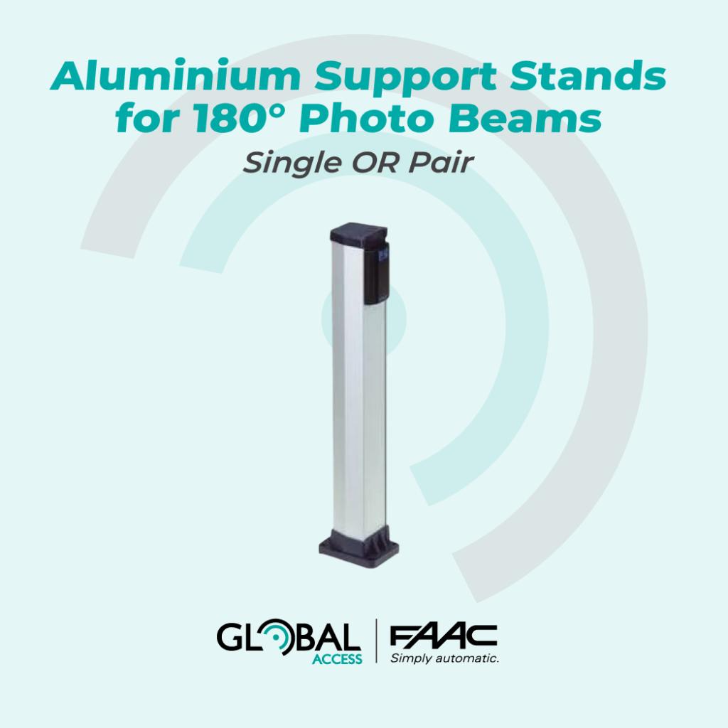 Aluminium Support Stands for 180° Photo Beams - Single OR Pair