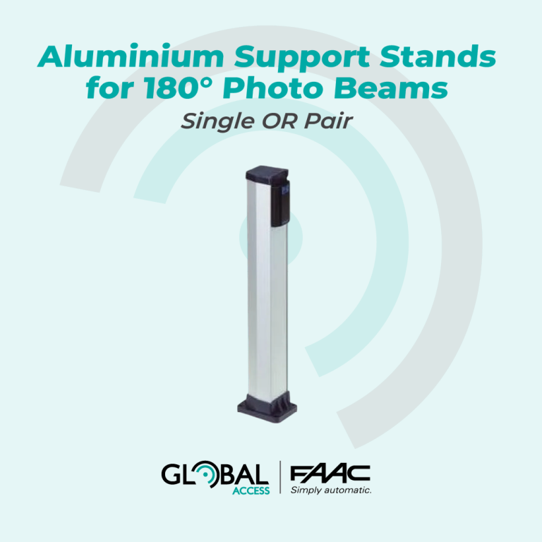 Aluminium Support Stands for 180° Photo Beams - Single OR Pair