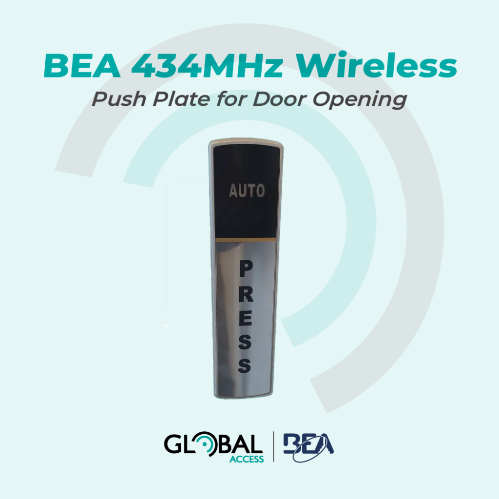 BEA 434MHz Wireless Push Plate for Door Opening