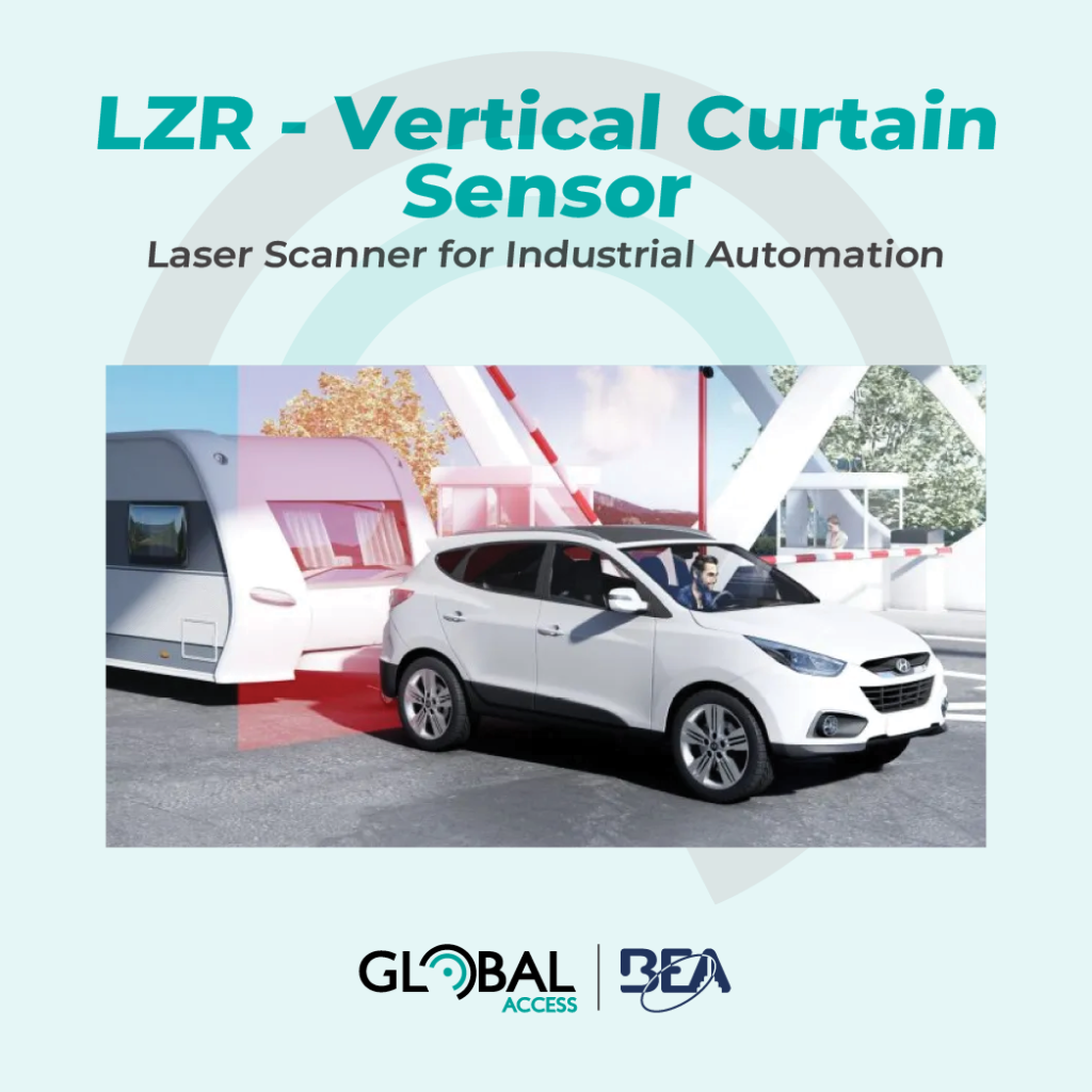 BEA LZR (i100) Vertical Sensor For Industrial Doors & Gates - Global Access