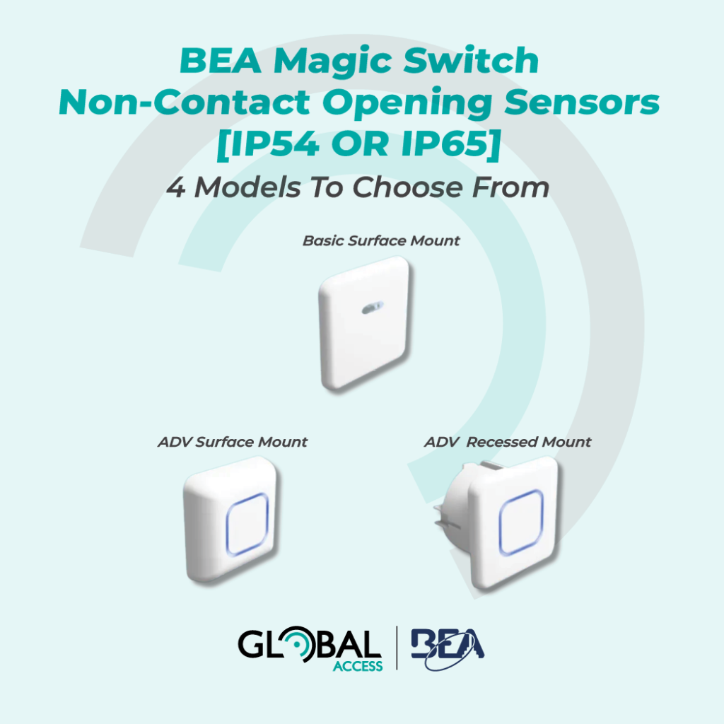 BEA Magic Switch Non-Contact Opening Sensors [IP54 OR IP65] - 4 Models To Choose From