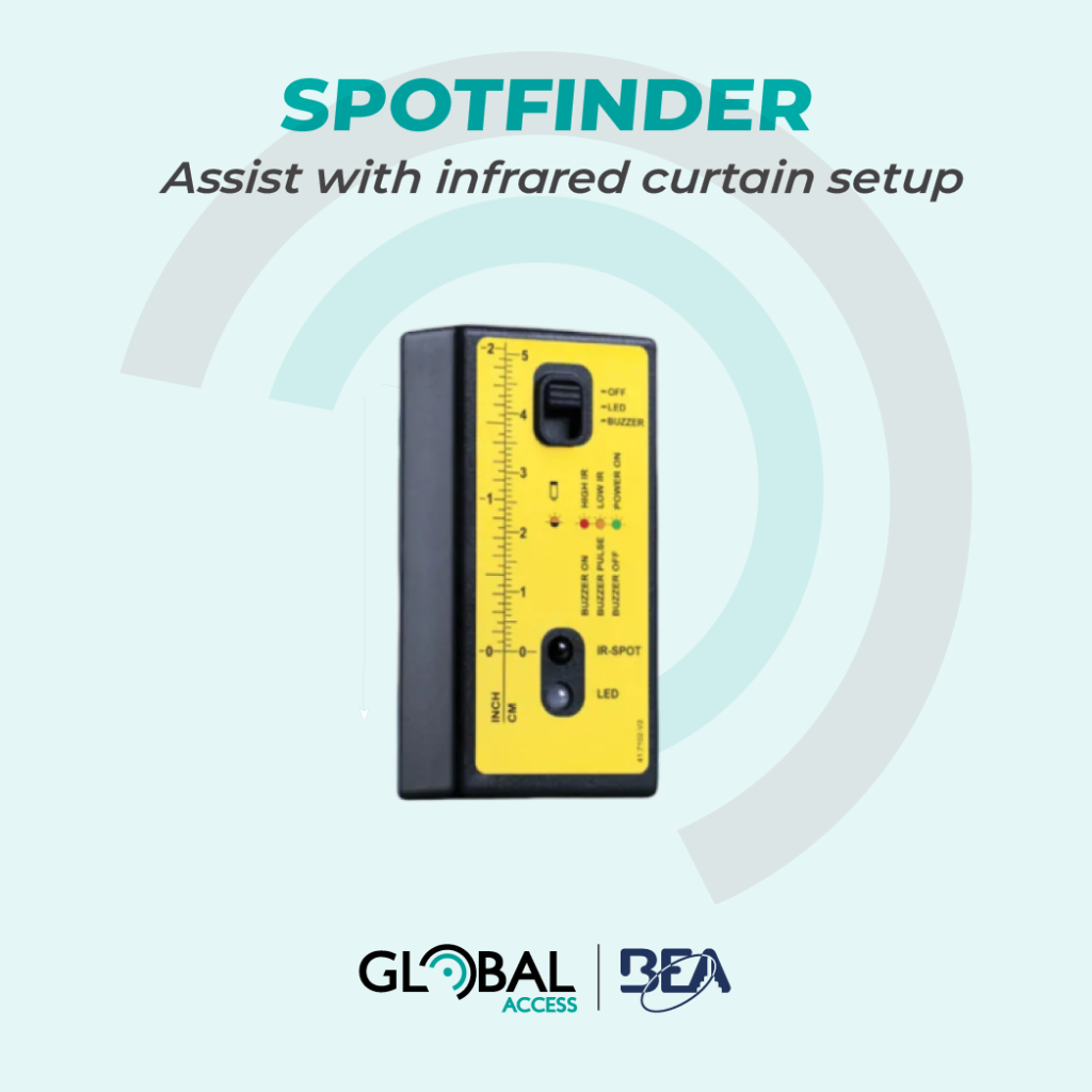 BEA SPOTFINDER – Assist with infrared curtain setup