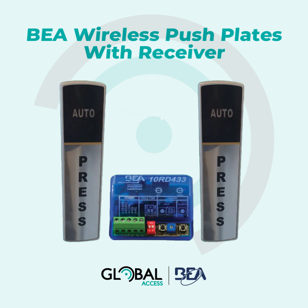 BEA Wireless Push Plates With Receiver