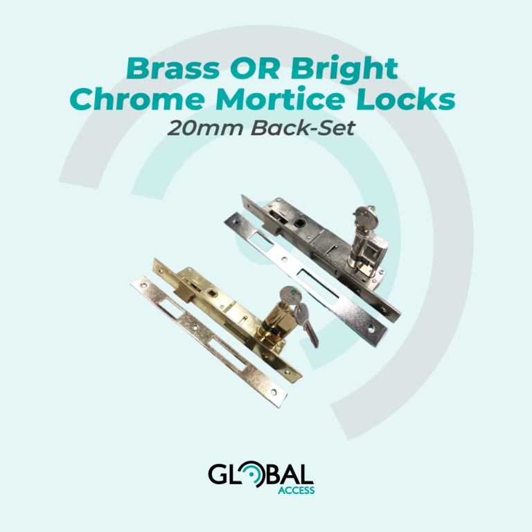 Brass OR Bright Chrome Mortice Locks