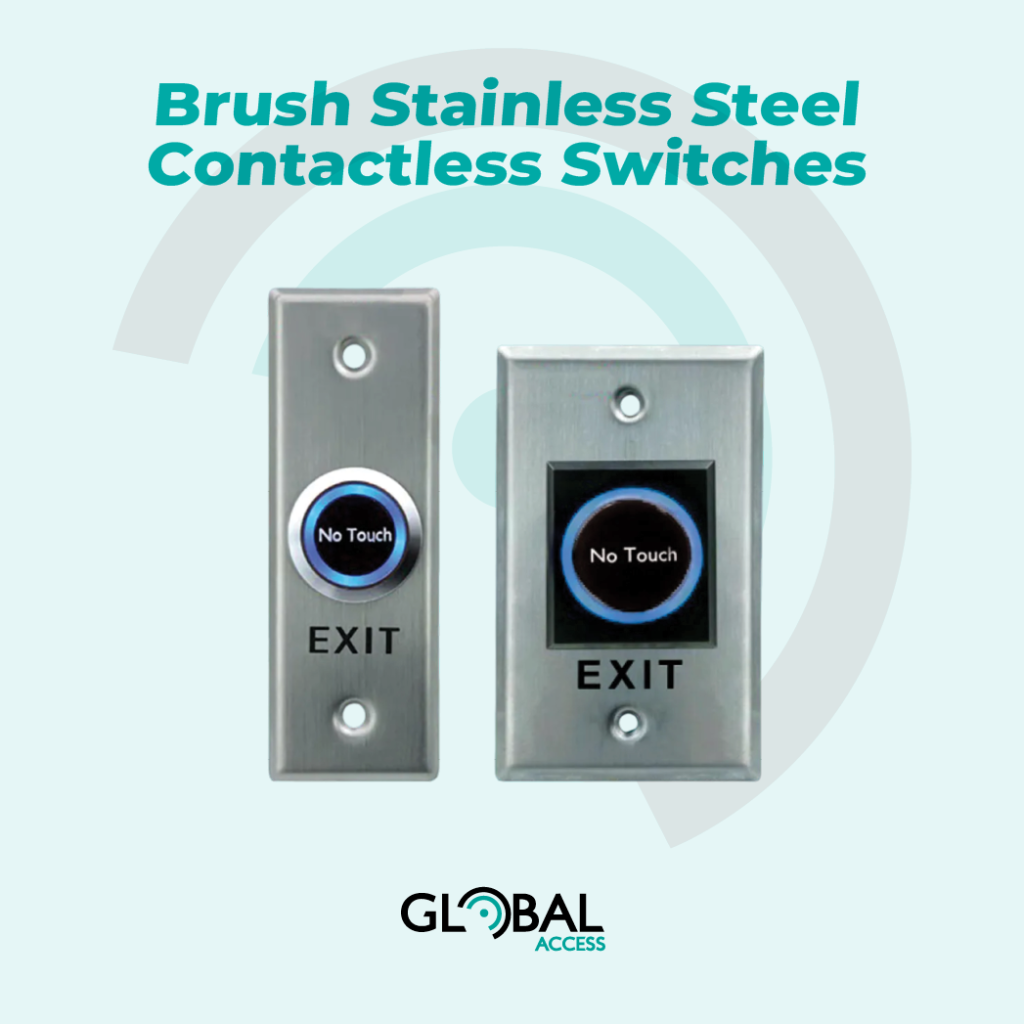 Brush Stainless Steel Contactless Switches