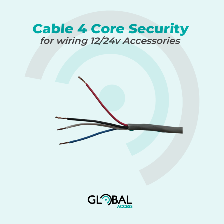 Cable 4 Core Security for wiring 1224v Accessories