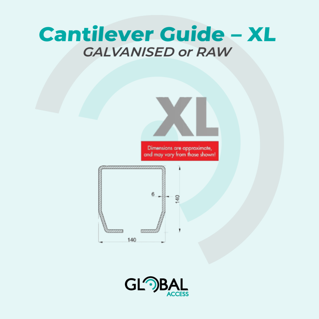 Cantilever Guide – XL – GALVANISED or RAW