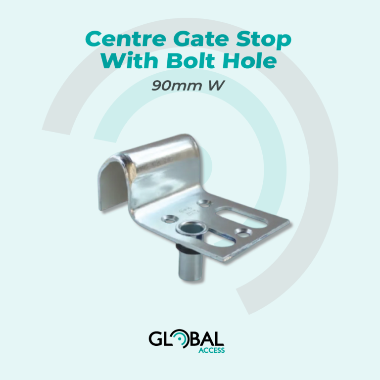 Centre Gate Stop With Bolt Hole - 90mm W