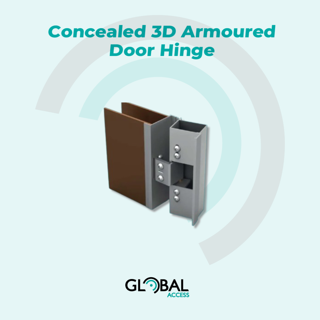 Concealed 3D Armoured Door Hinge