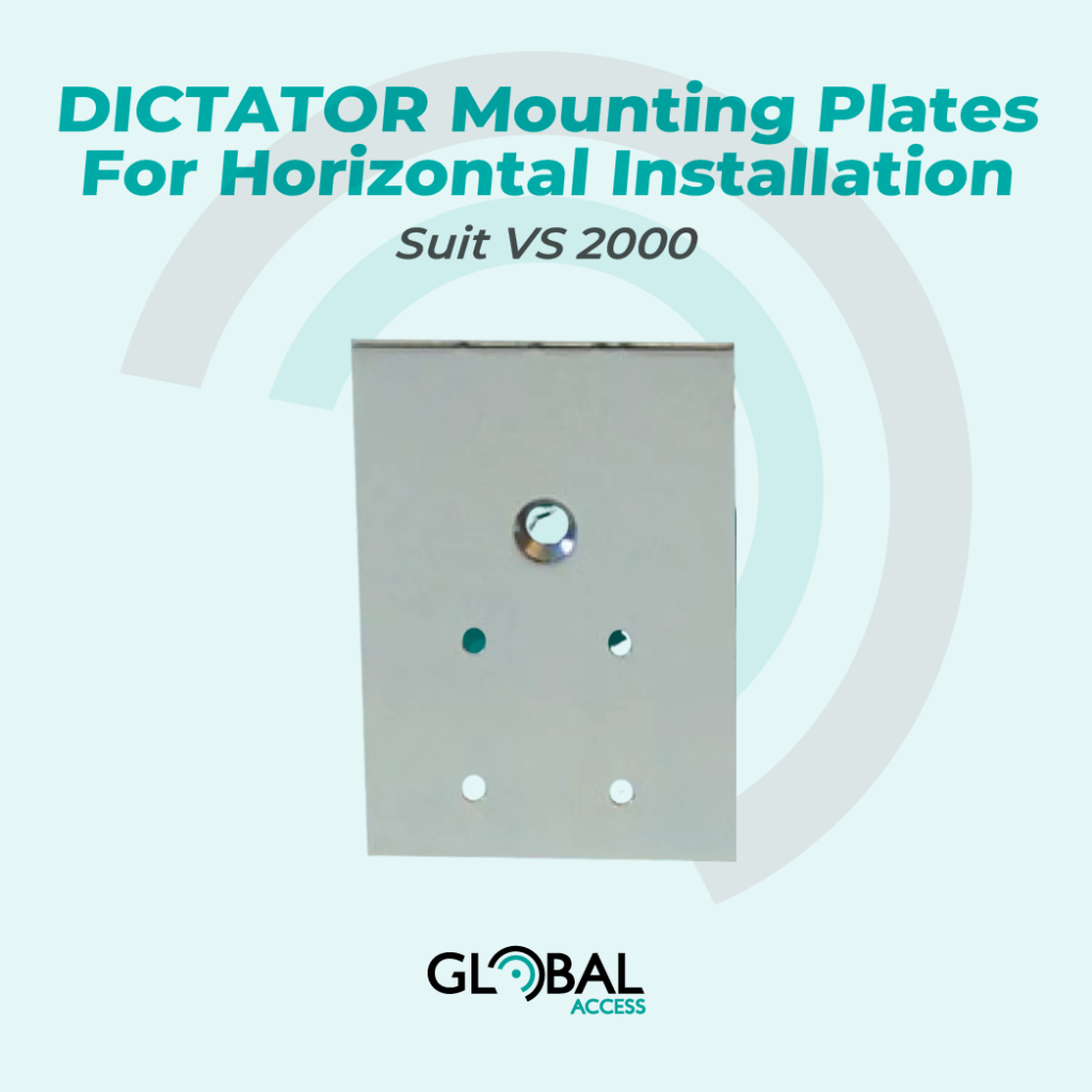 DICTATOR Mounting Plates For Horizontal Installation Suit VS 2000