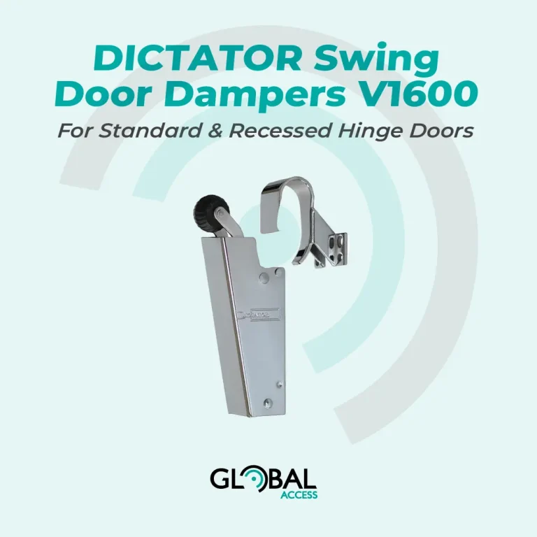DICTATOR V1600 Swing Door Dampers for Standard & Recessed Hinge Doors
