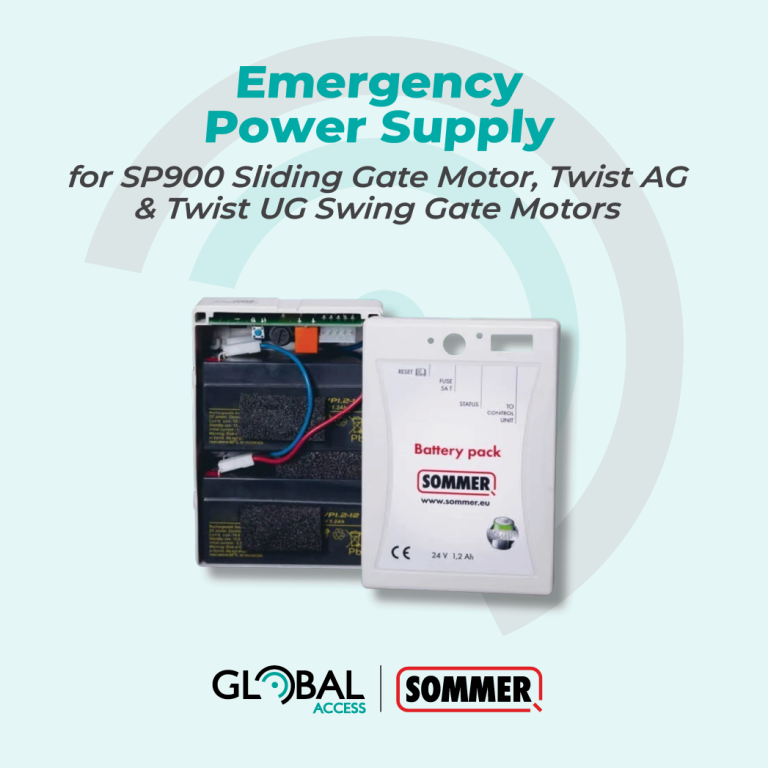 Emergency Power Supply For SP900 Sliding Gate Motor, Twist AG & Twist UG Swing Gate Motors