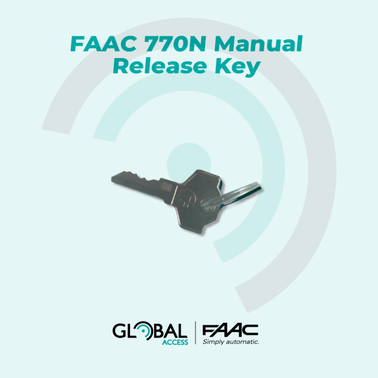 FAAC 770N Manual Release Key