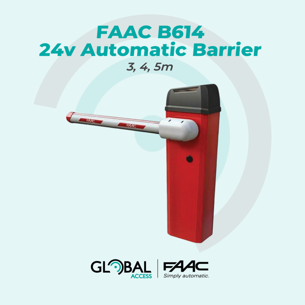 FAAC B614 24v Automatic Barrier – 3, 4, 5m