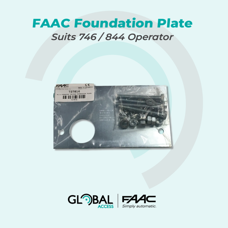 FAAC Foundation Plate, Suits 746 or 844 Operator