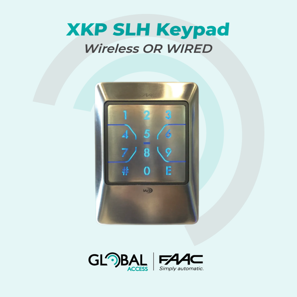 FAAC XKP SLH Keypad Wireless OR WIRED