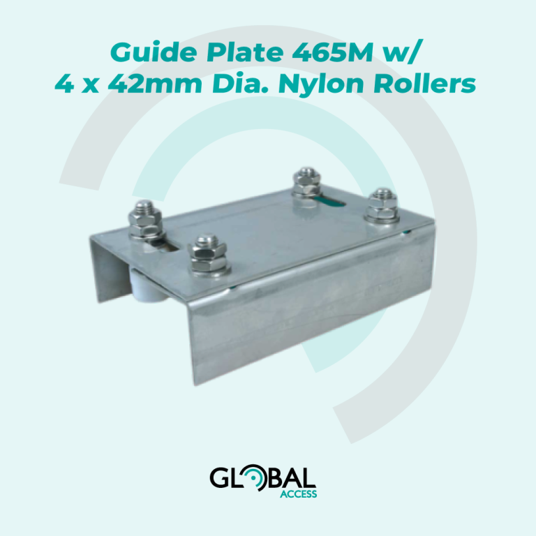 Guide Plate 465M w 4 x 42mm Dia