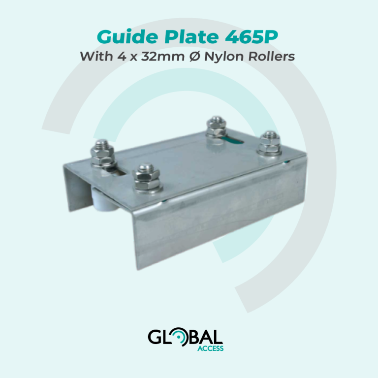 Guide Plate 465P With 4 x 32mm Ø Nylon Rollers​