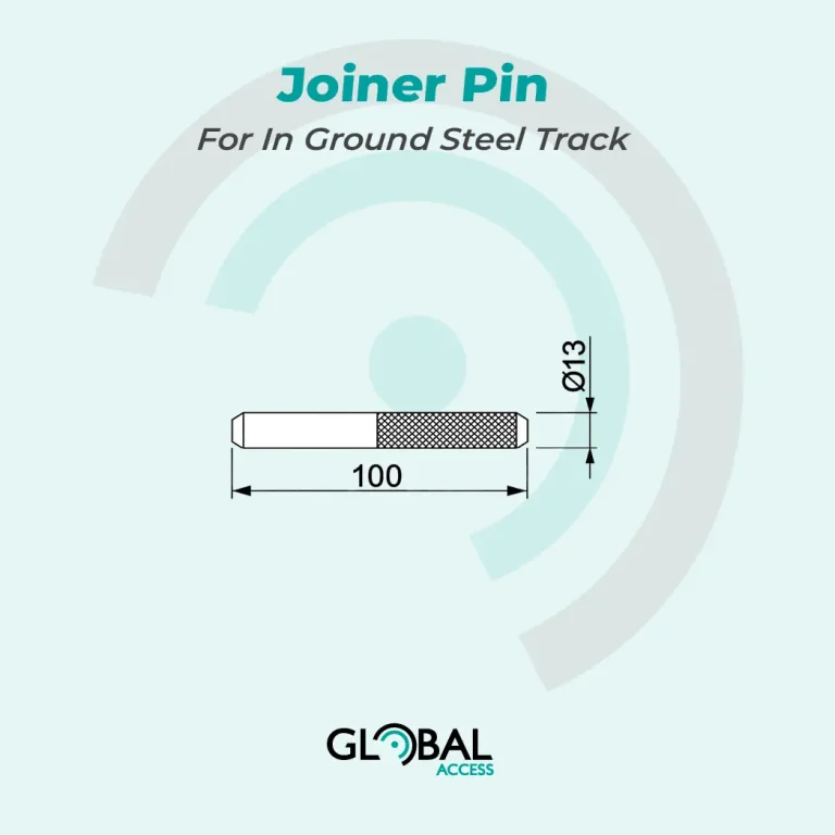 Joiner Pin For In Ground Steel Track