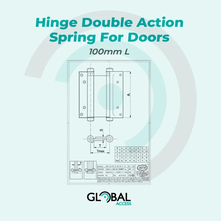 Hinge Double Action Spring For Doors – 100mm L