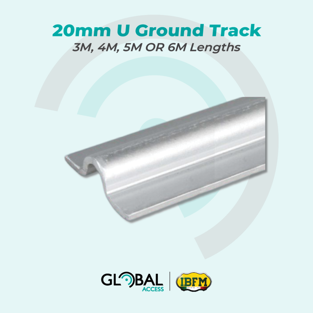 IBFM 20mm U Ground Track – 3M, 4M, 5M OR 6M Lengths