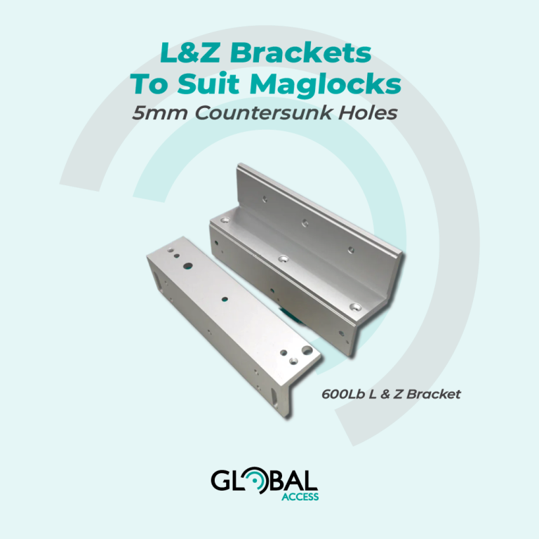 L&Z Brackets To Suit Maglocks - 5mm Countersunk Holes3
