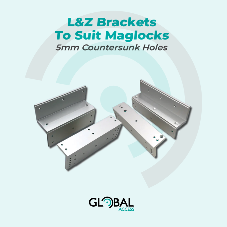 L&Z Brackets To Suit Maglocks - 5mm Countersunk Holes3