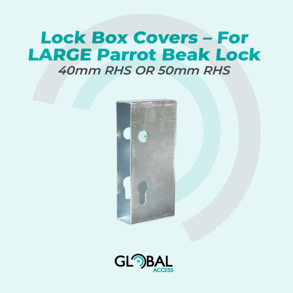 Lock Box Covers - For LARGE Parrot Beak Lock - 40mm RHS OR 50mm RHS ...