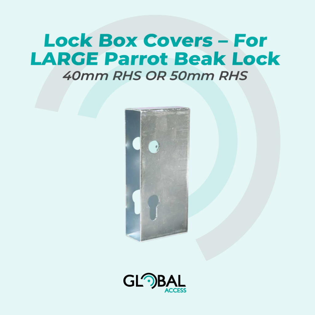 Lock Box Covers – For LARGE Parrot Beak Lock – 40mm RHS OR 50mm RHS