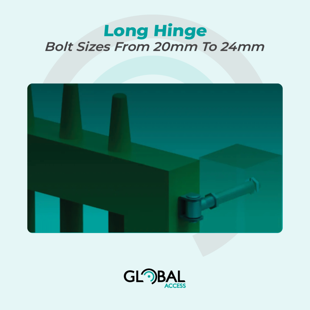 Long Hinge - Bolt Sizes From 20mm To 24mm