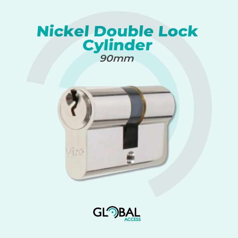 Nickel Double Lock Cylinder – 90mm