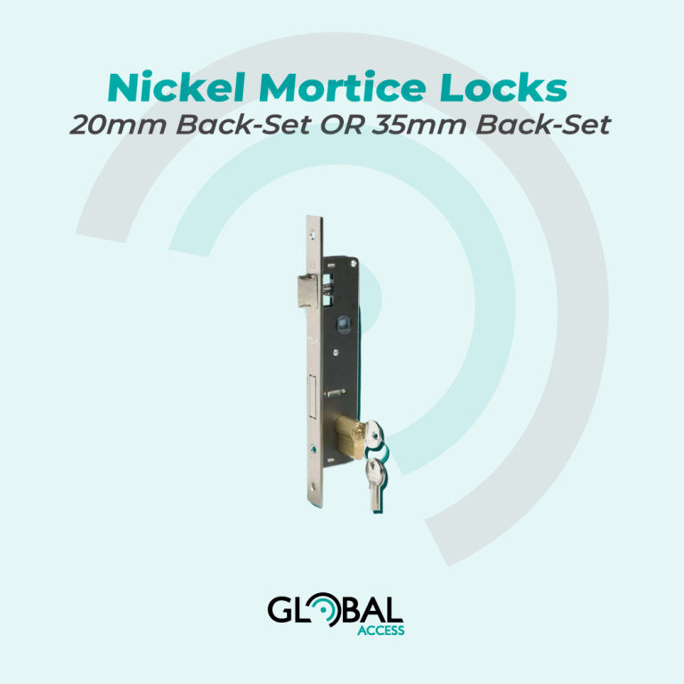 Nickel Mortice Locks – 20mm Back-Set OR 35mm Back-Set