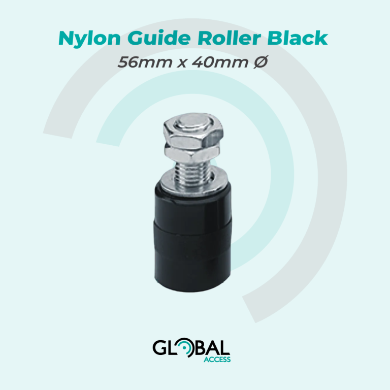 Nylon Guide Roller Black 56mm x 40mm Ø