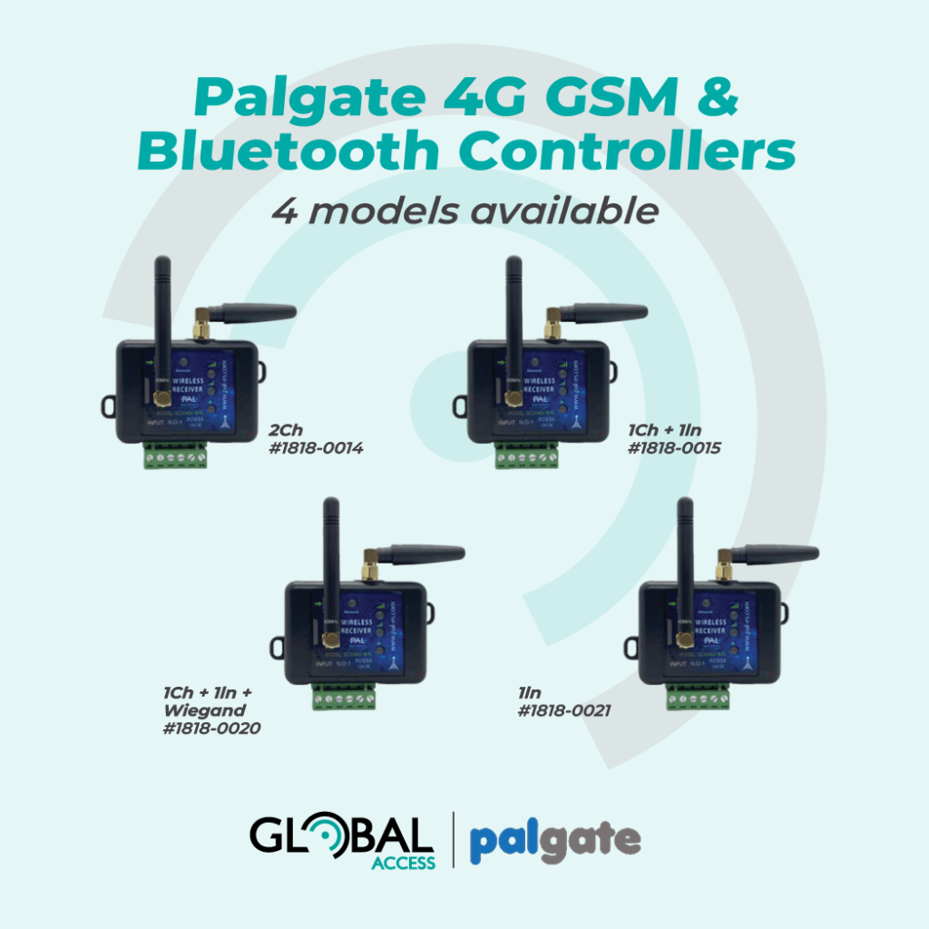 Palgate 4G GSM & Bluetooth Controllers – 4 models available