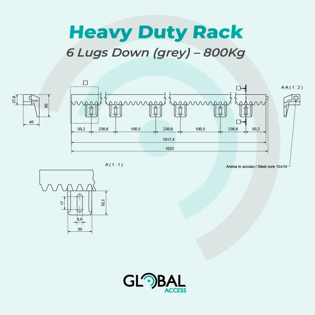 Rack V6 Grey 800kg