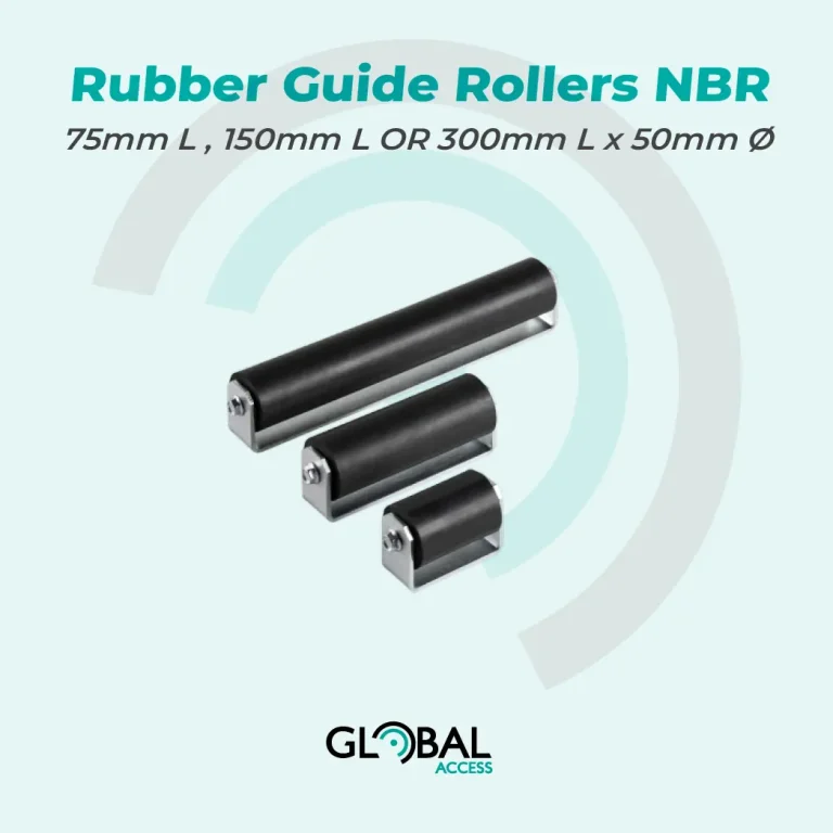Rubber Guide Rollers NBR – 75mm L , 150mm L OR 300mm L x 50mm Ø