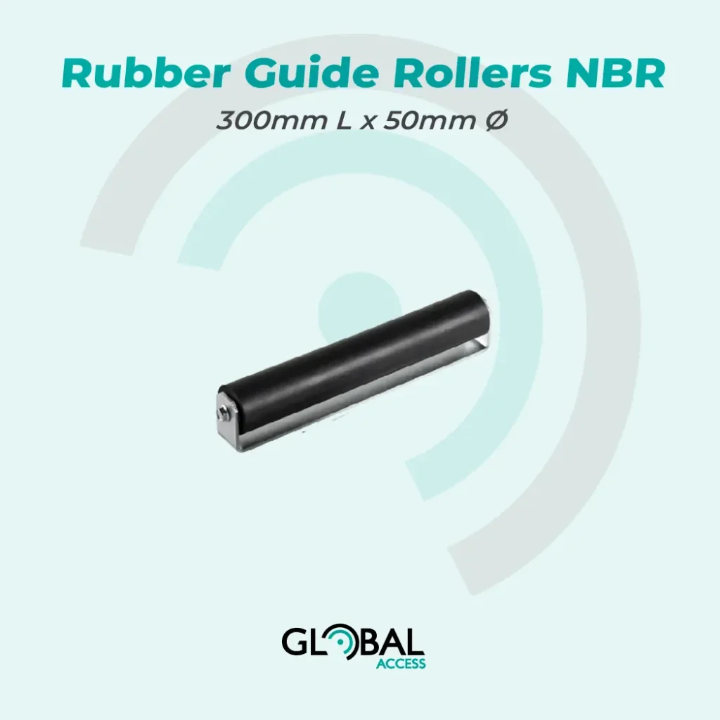 Rubber Guide Rollers NBR – 75mm L , 150mm L OR 300mm L x 50mm Ø