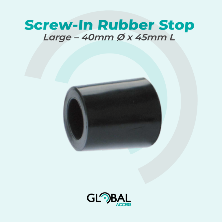 Screw-In Rubber Stop – Large – 40mm Ø x 45mm L