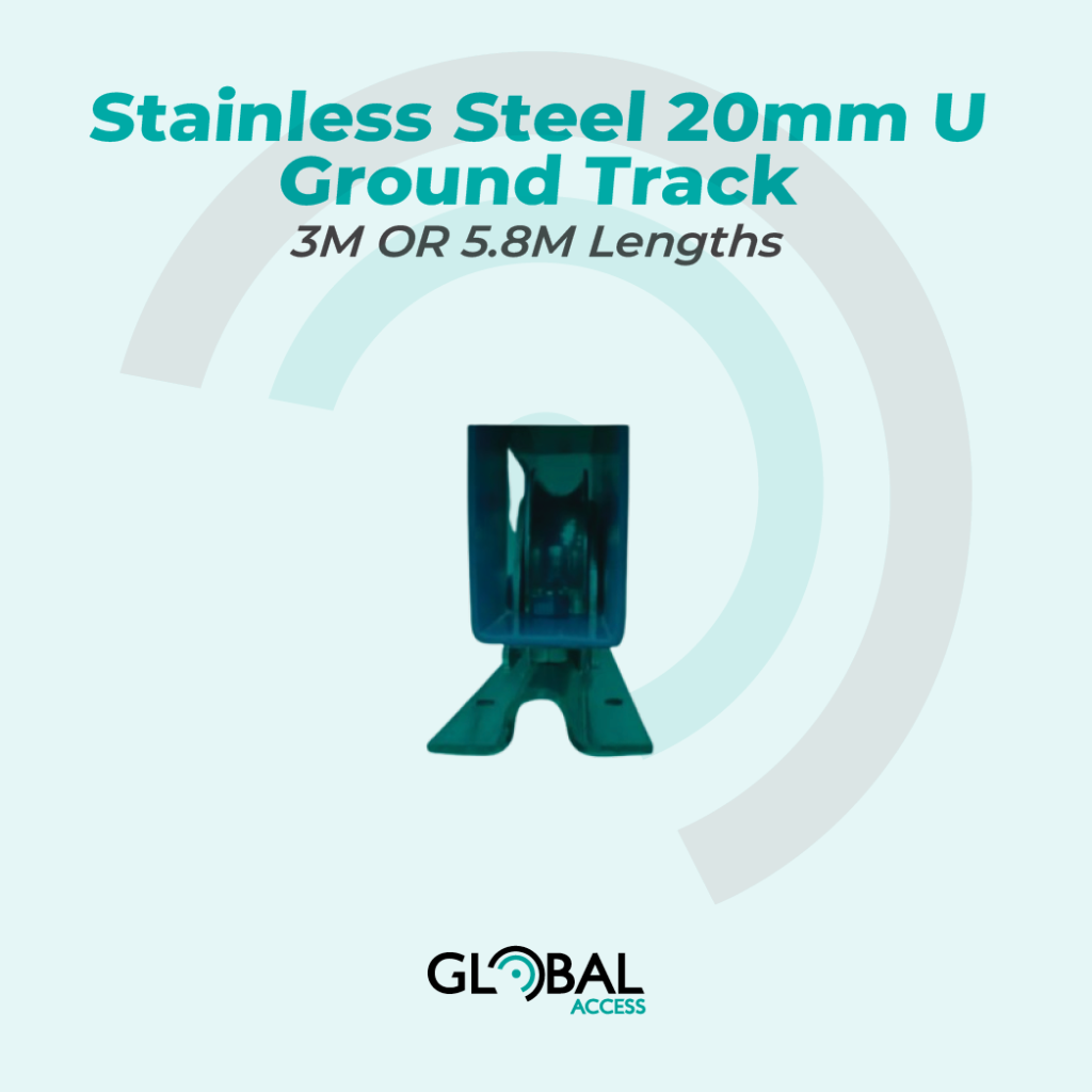 Stainless Steel 20mm U Ground Track - 3M OR 5
