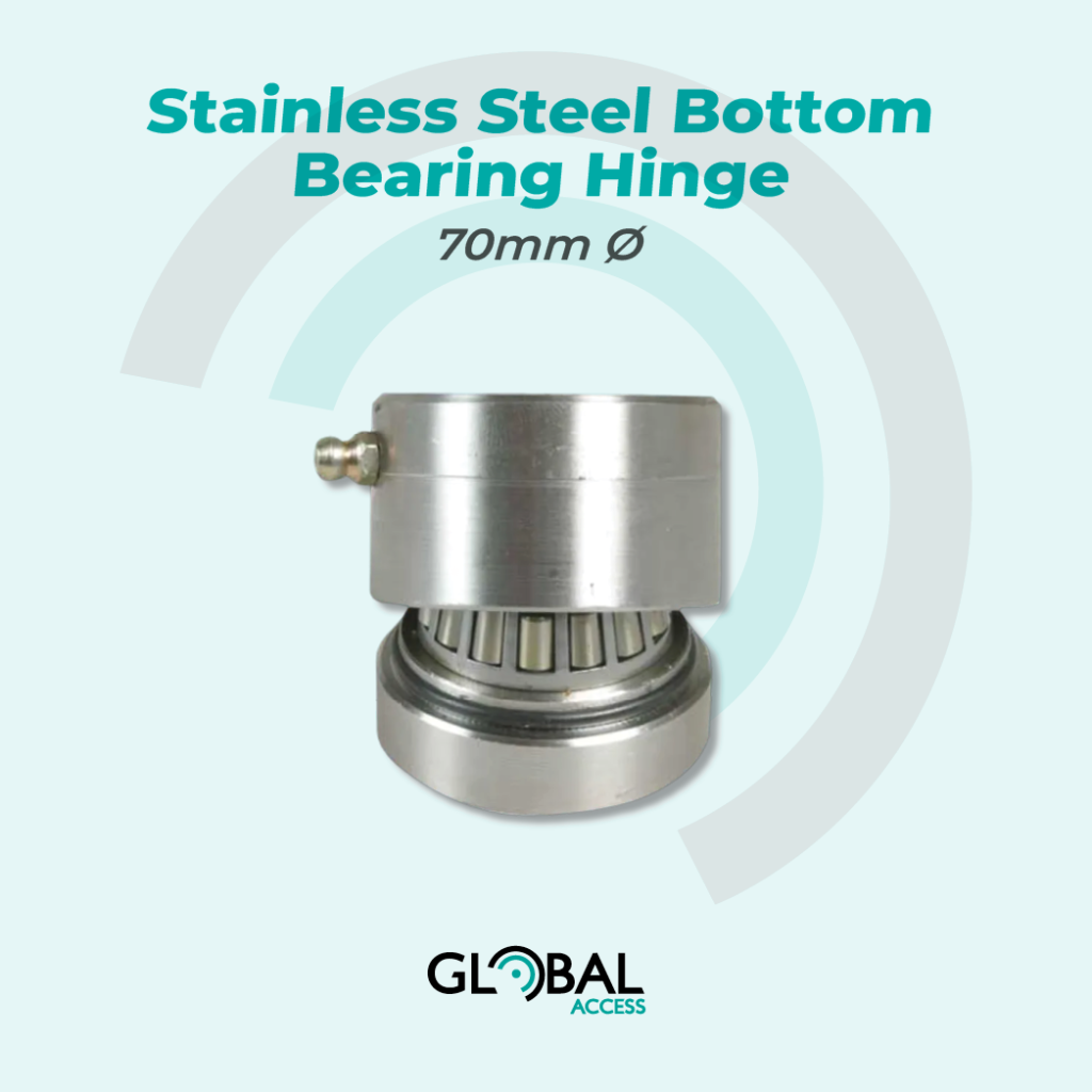 Stainless Steel Bottom Bearing Hinge 70mm Ø