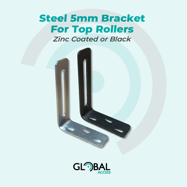 Steel 5mm Bracket For Top Rollers – Zinc Coated or Black