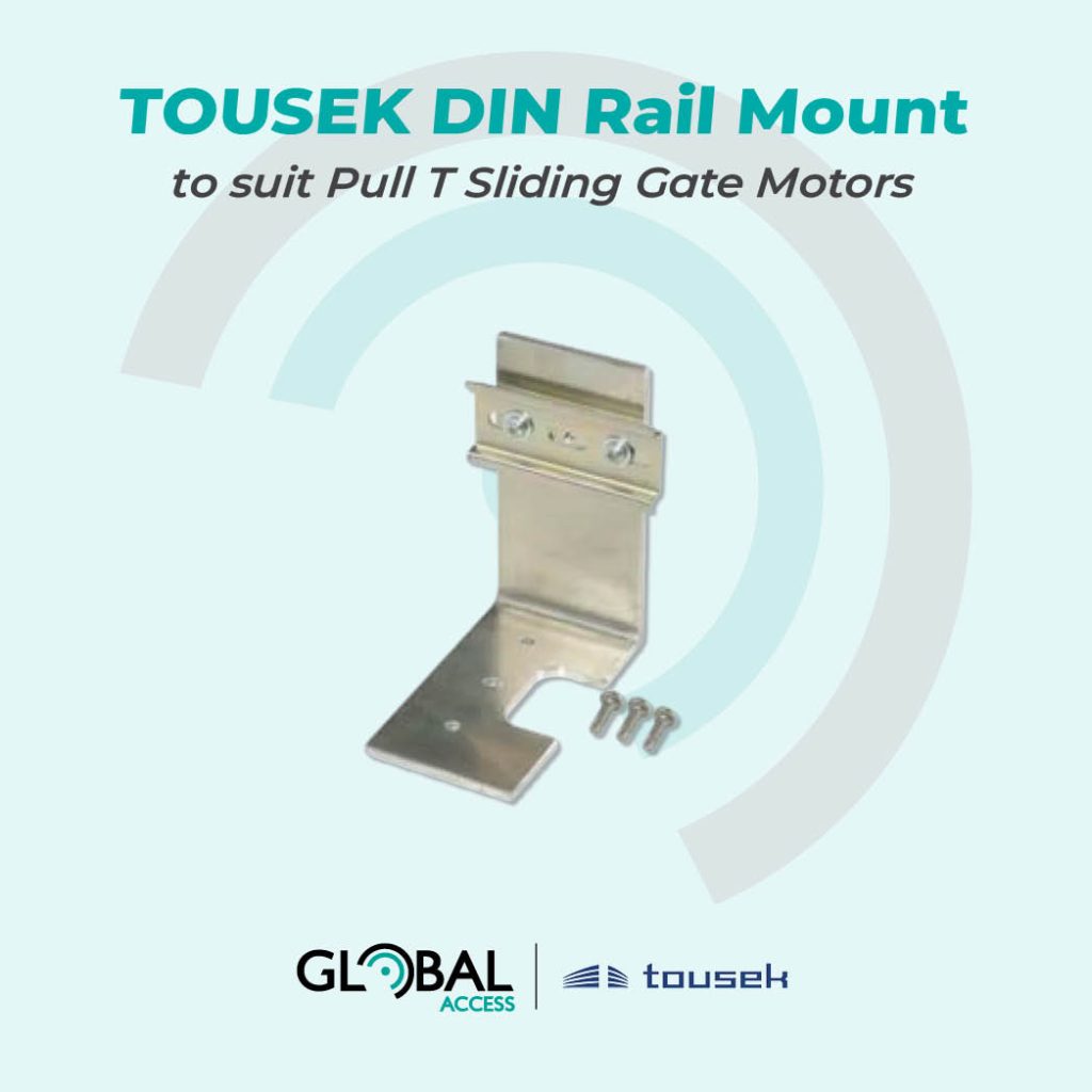 TOUSEK DIN Rail Mount to suit Pull T Sliding Gate Motors