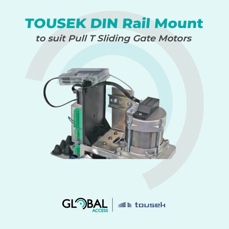 TOUSEK DIN Rail Mount to suit Pull T Sliding Gate Motors