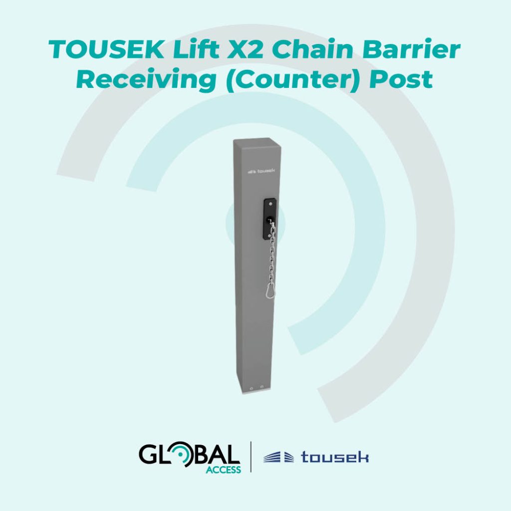 TOUSEK Lift X2 Chain Barrier Receiving (Counter) Post