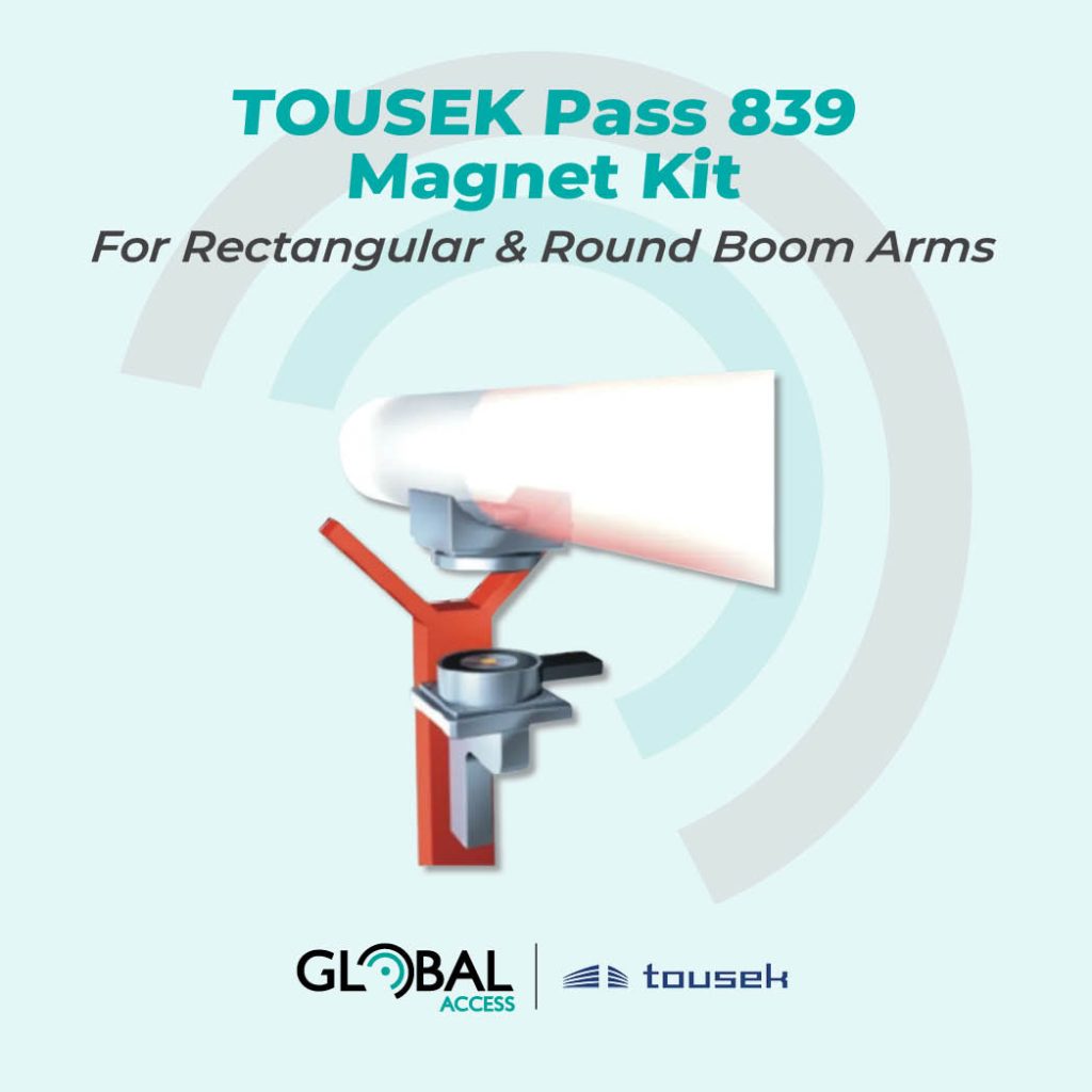 TOUSEK Pass 839 magnet kit for Rectangular & Round Boom Arms