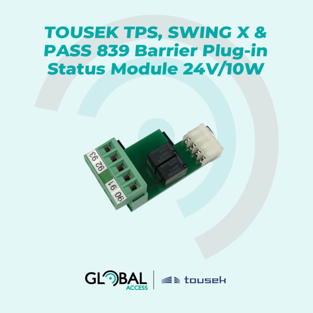 TOUSEK TPS, SWING X & PASS 839 Barrier Plug-in Status Module 24V10W
