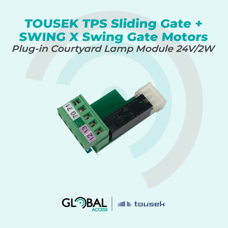 TOUSEK TPS Sliding Gate + SWING X Swing Gate Motors – Plug-in Courtyard Lamp Module 24V2W